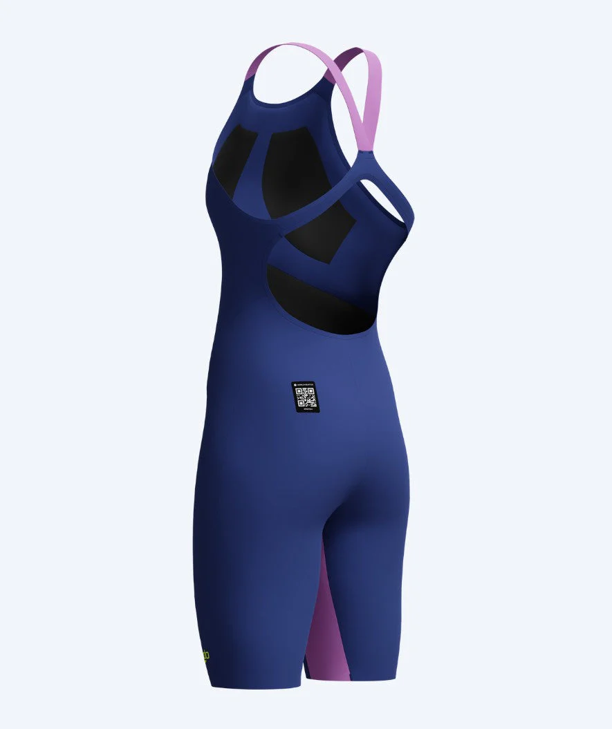Speedo Wettkampf Badeanzug für Damen - LZR Pure Valor 2.0 - Lila/Hellrosa - Image 9