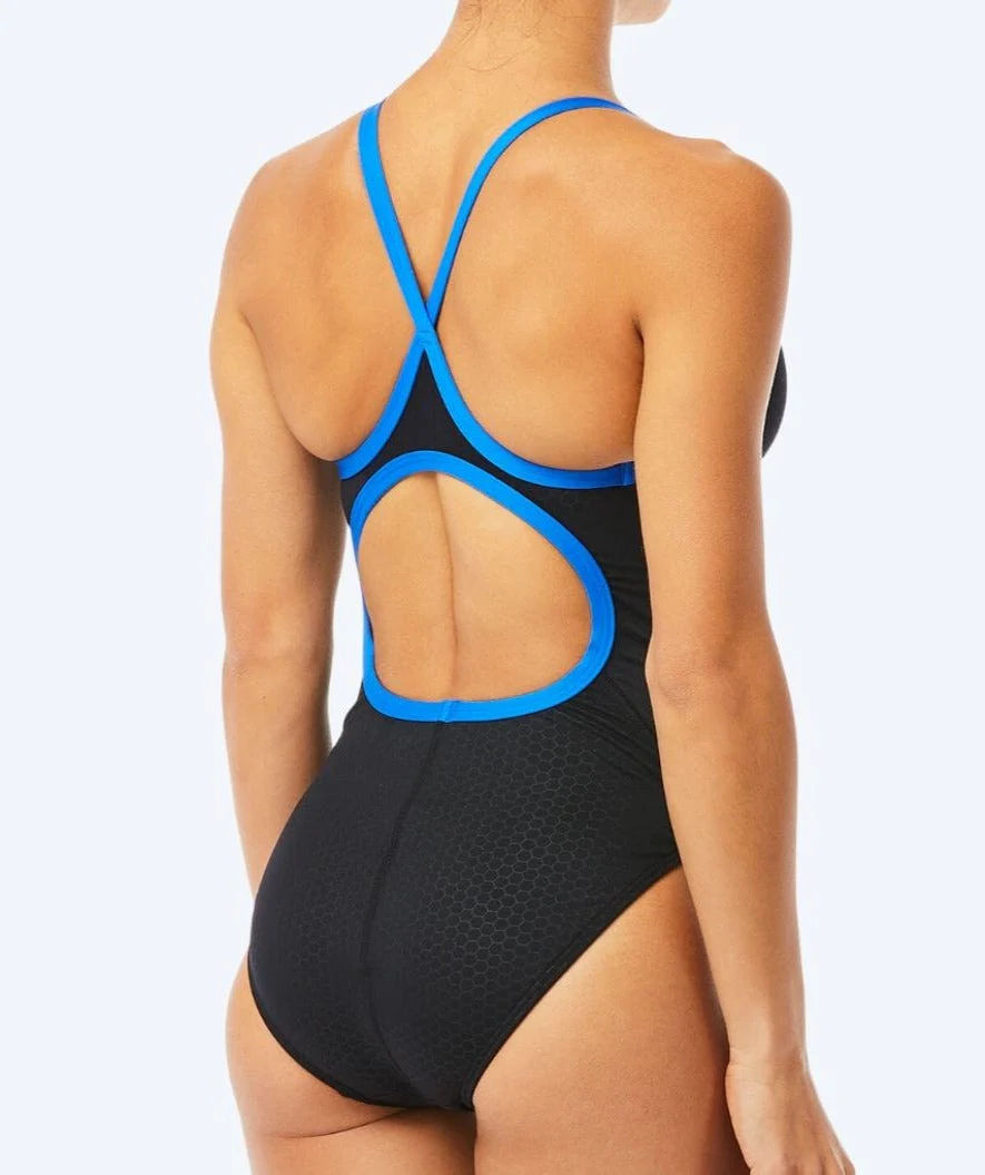 TYR Badeanzug für Damen - Durafast Elite Hexa - Schwarz/Blau - Image 2