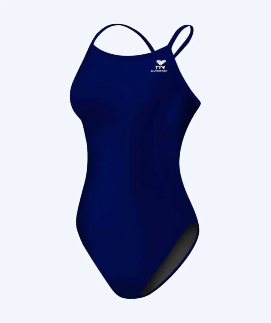 TYR Badeanzug für Damen - Durafast Elite Solid - Blau - Image 3