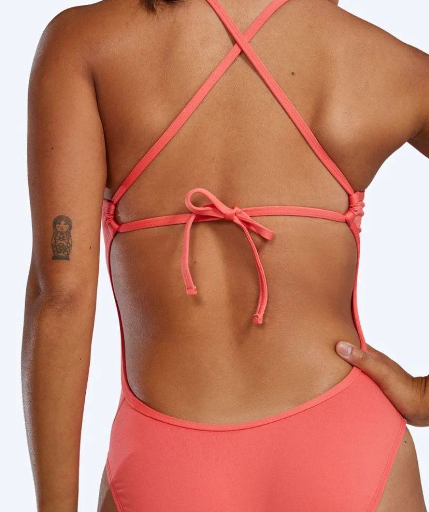 TYR Badeanzug für Damen - Durafast Elite Solid Tieback - Hellrosa - Image 6