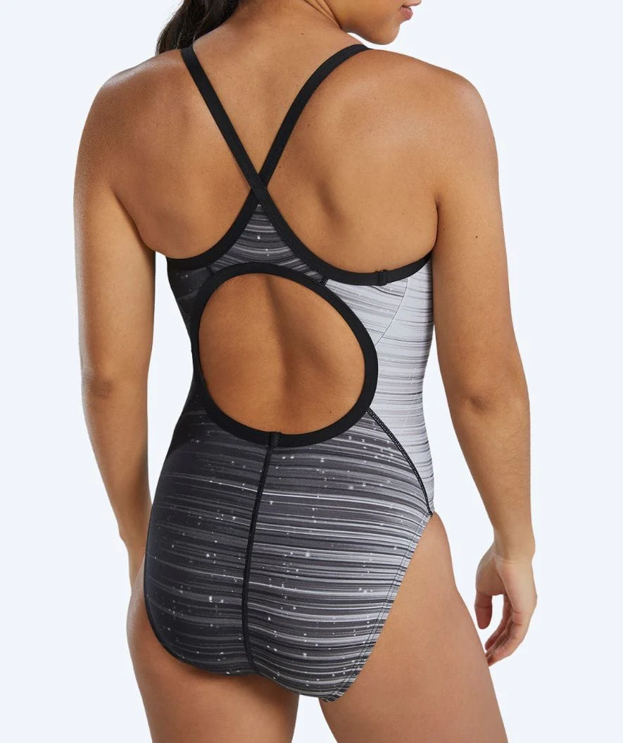 TYR Badeanzug für Damen - Durafast Elite Speedwarp - Schwarz/Grau - Image 2