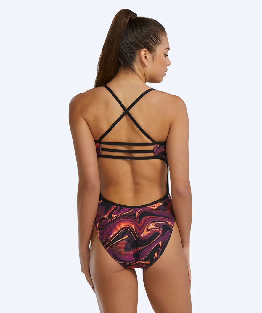 TYR Badeanzug für Damen - Durafast Elite Trinityfit - Schwarz/Gold - Image 2