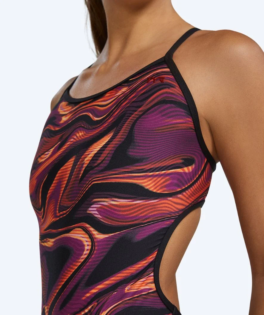 TYR Badeanzug für Damen - Durafast Elite Trinityfit - Schwarz/Gold - Image 6