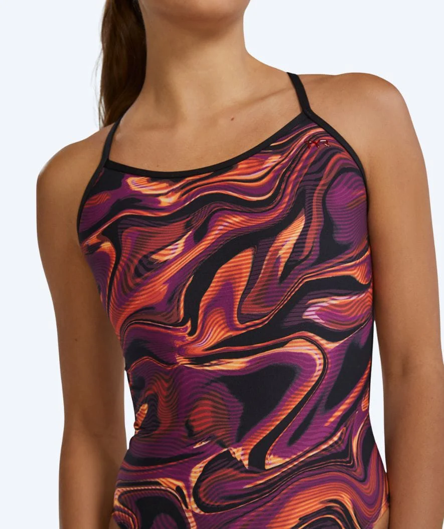 TYR Badeanzug für Damen - Durafast Elite Trinityfit - Schwarz/Gold - Image 7