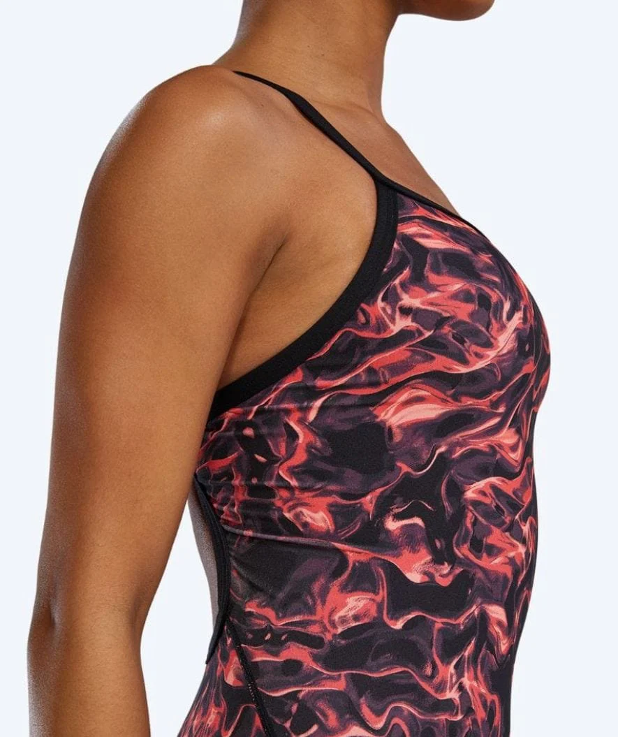 TYR Badeanzug für Damen - Durafast Energia Diamondfit - Rot/Schwarz - Image 5