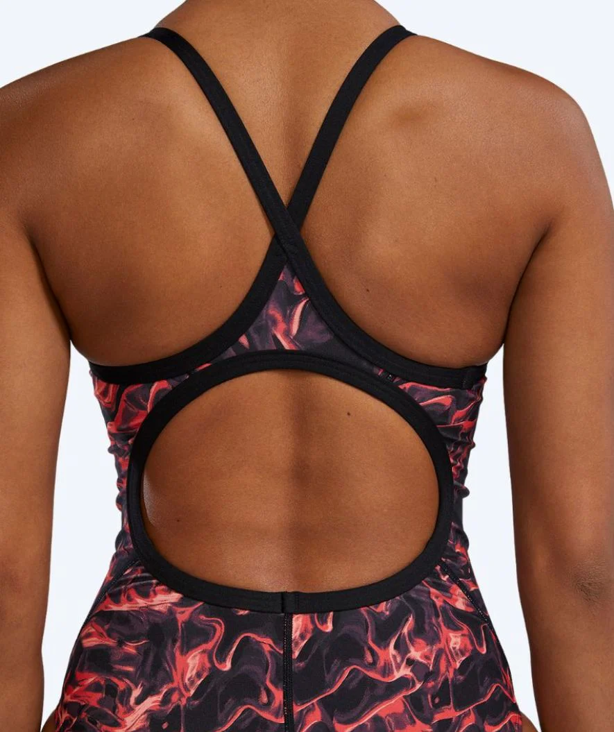 TYR Badeanzug für Damen - Durafast Energia Diamondfit - Rot/Schwarz - Image 6