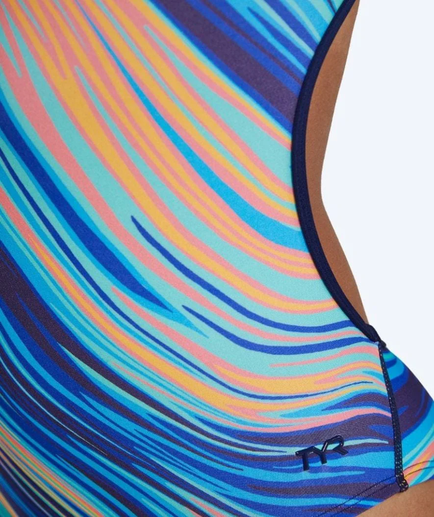 TYR Badeanzug für Damen - Riptidal Trinityfit - Blau/Orange - Image 8