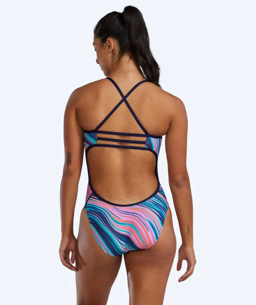 TYR Badeanzug für Damen - Riptidal Trinityfit - Rosa/Blau - Image 2
