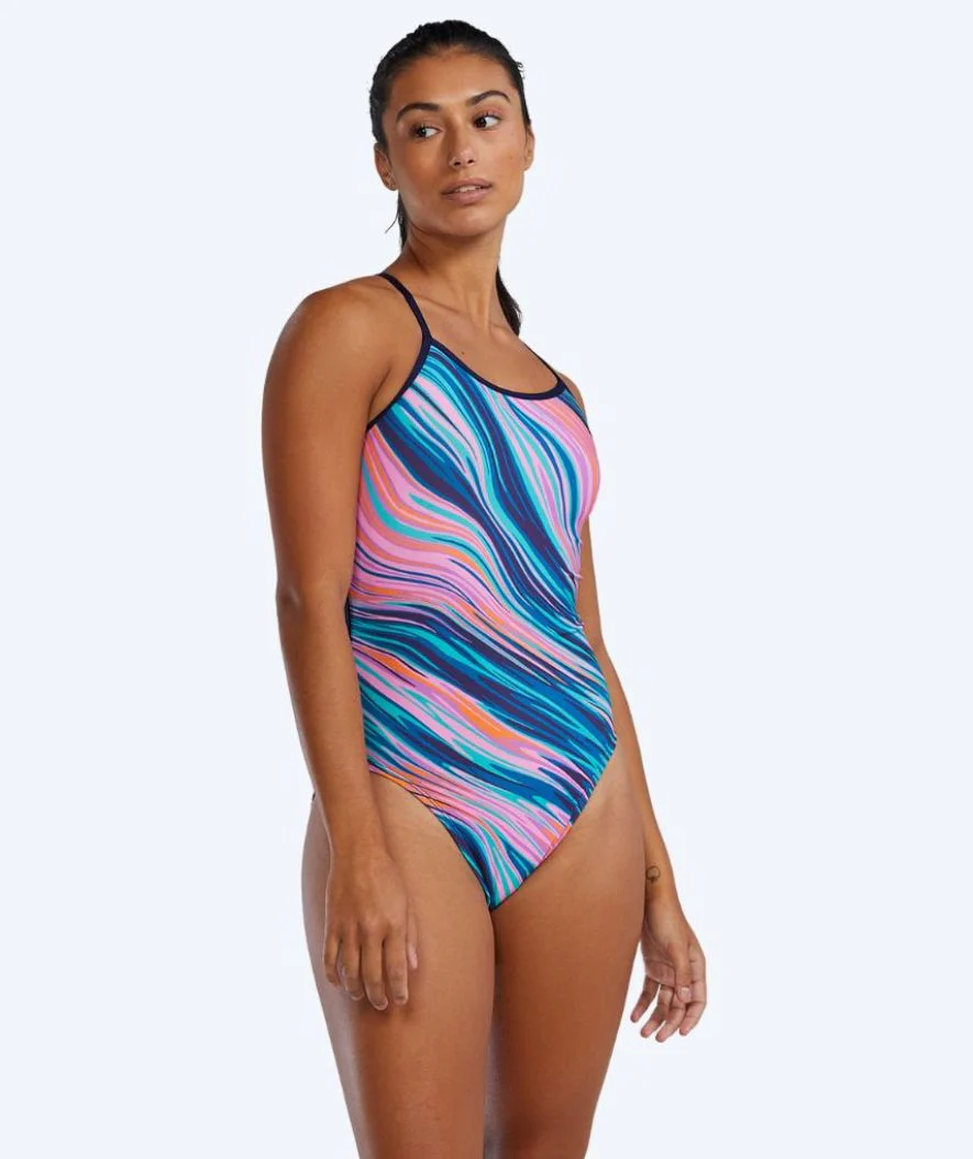 TYR Badeanzug für Damen - Riptidal Trinityfit - Rosa/Blau - Image 5
