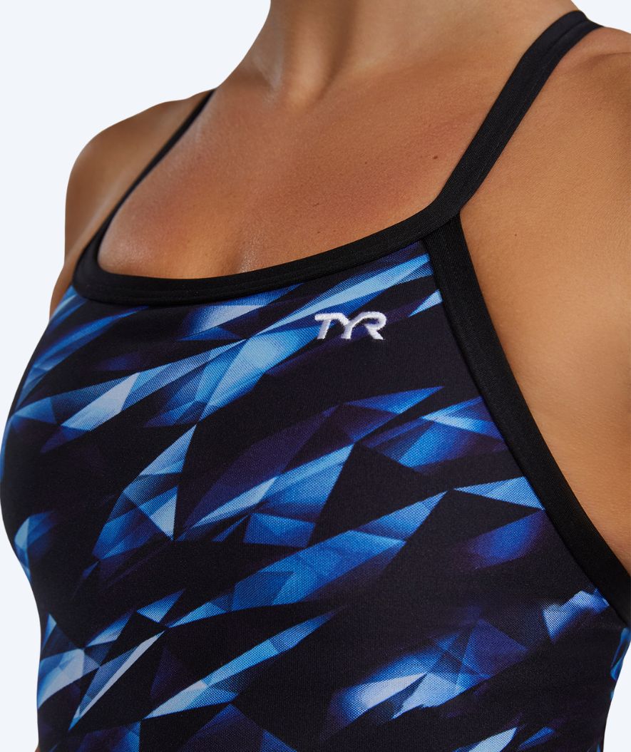 TYR Badeanzug für Damen - Triadic Diamondfit - Blau/Schwarz - Image 6