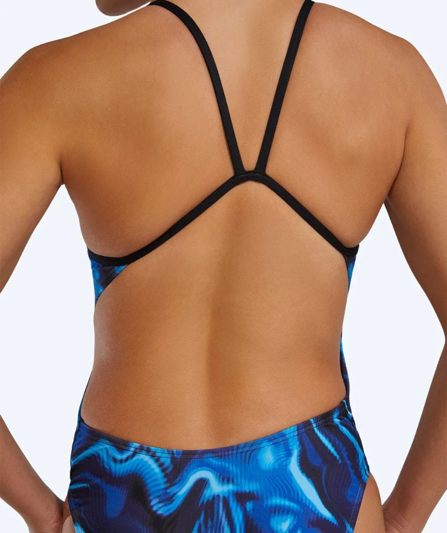 TYR Badeanzug für Damen - Waveform Cutoutfit - Blau/Schwarz - Image 7