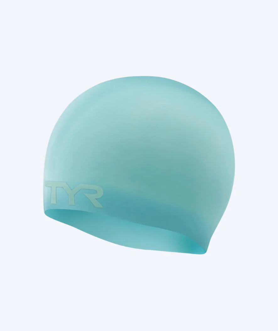 TYR Badekappe - Silicone - Hellblau