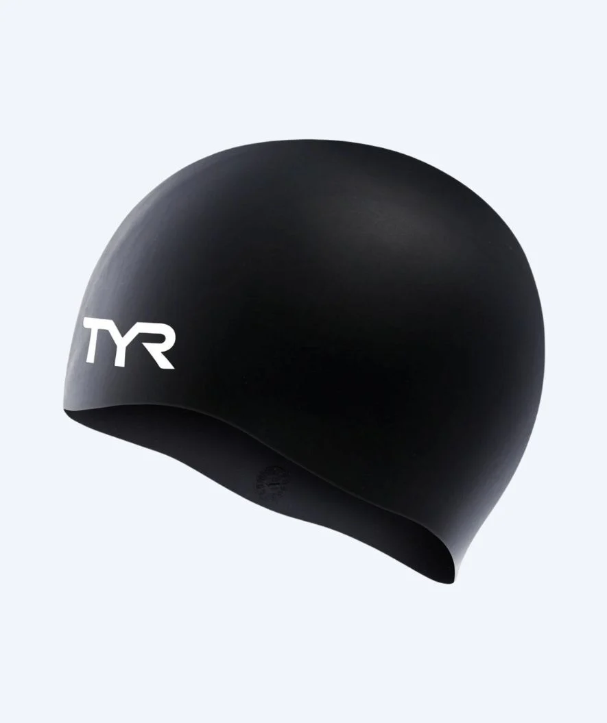 TYR Badekappe - Silicone - Schwarz