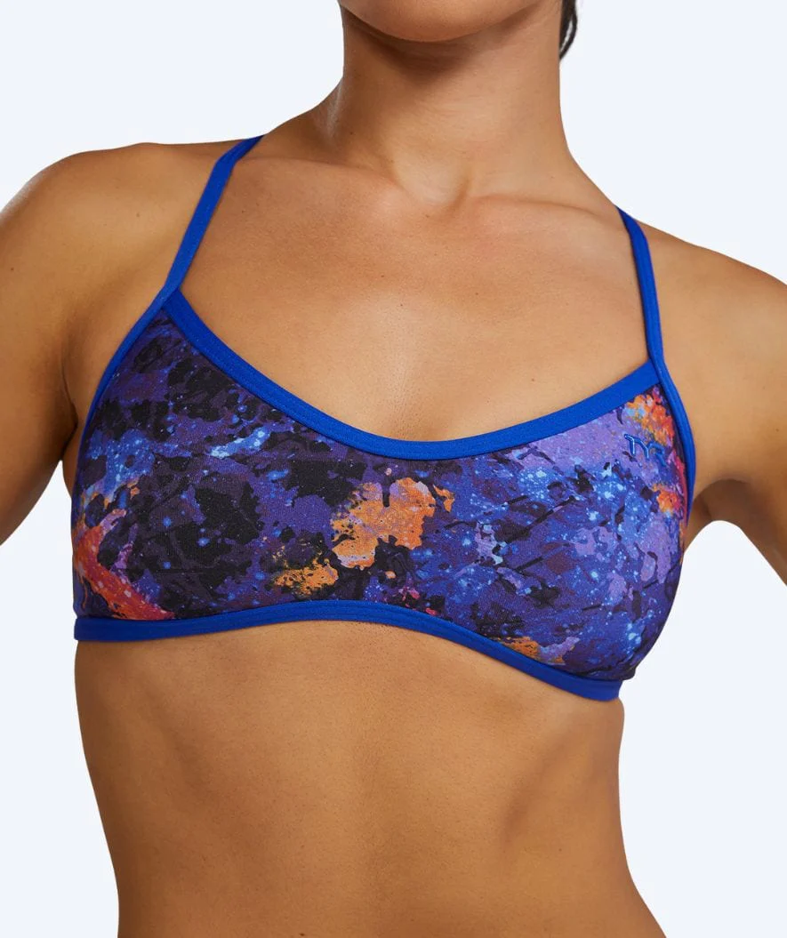 TYR Bikini Oberteil für Damen - Durafast Elite Trinity - Lila/Orange - Image 5
