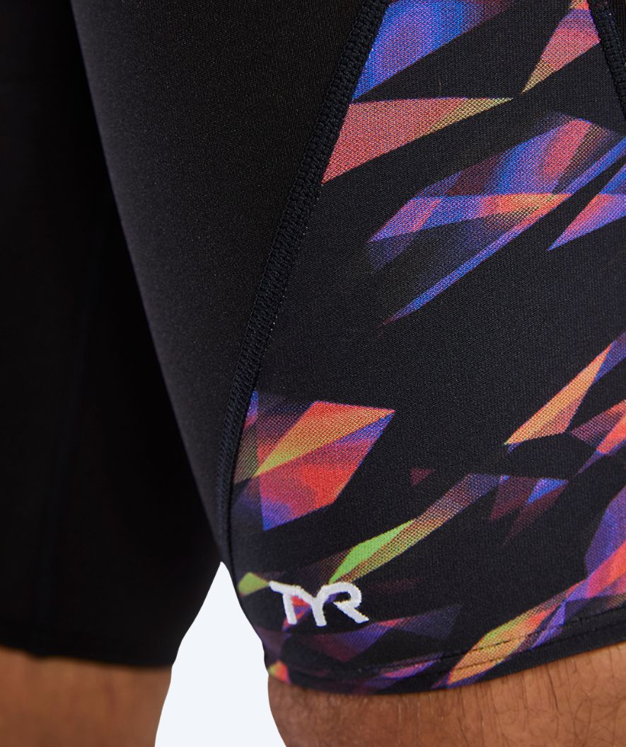 TYR lange Badehose für Herren - Blade Splice Triadic - Schwarz/Mehrfarbig - Image 8