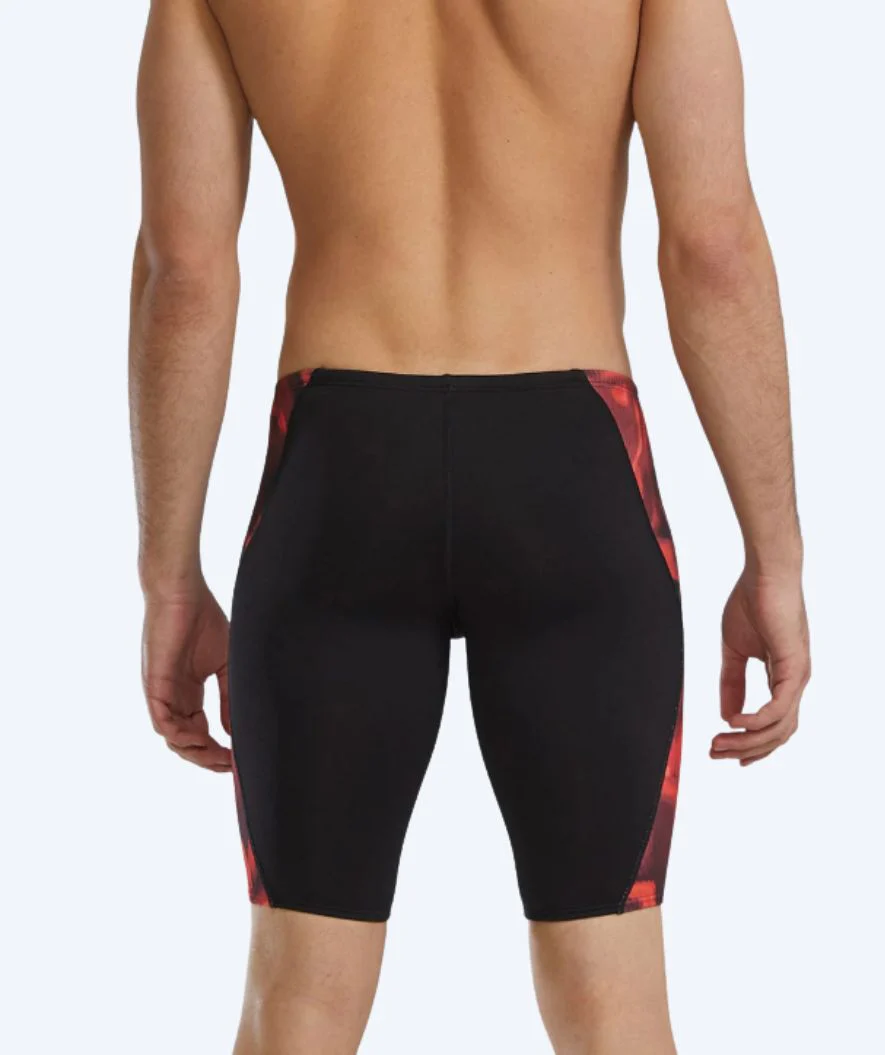 TYR lange Badehose für Herren - Blade Splice Waveform - Schwarz/Rot - Image 2