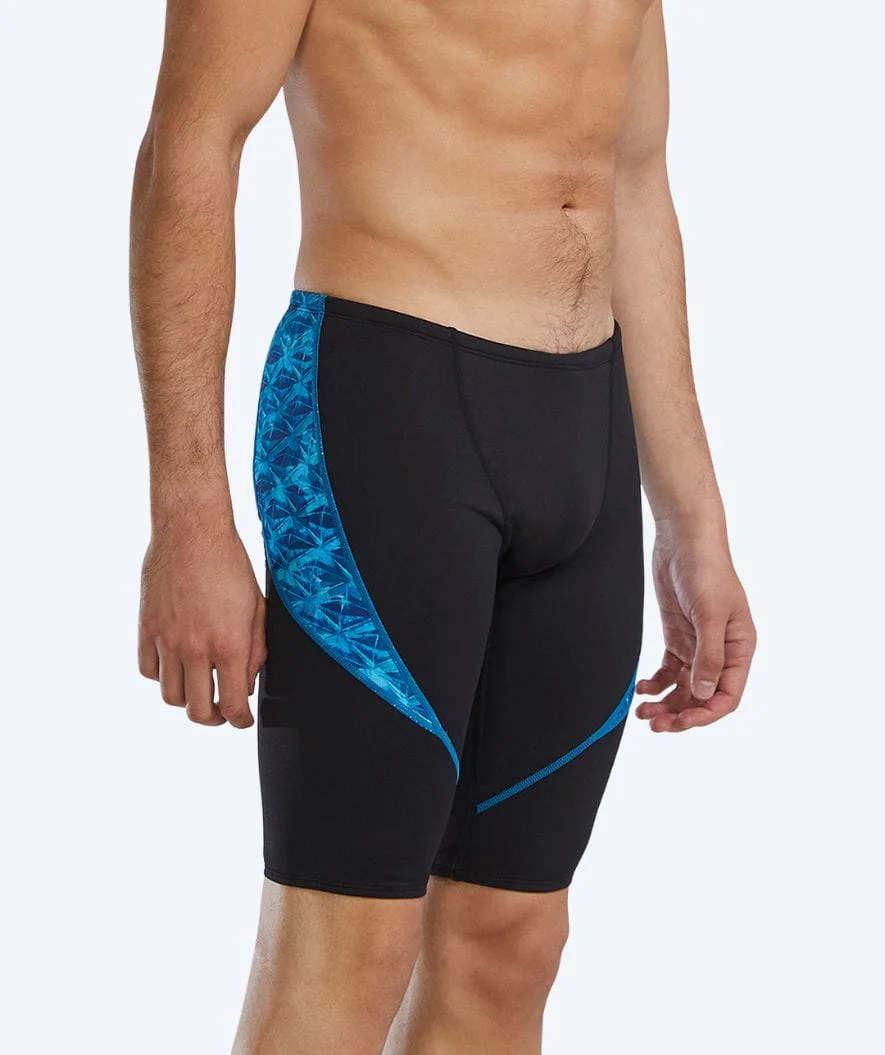 TYR lange Badehose für Herren - Curve Splice - Schwarz/Hellblau - Image 4