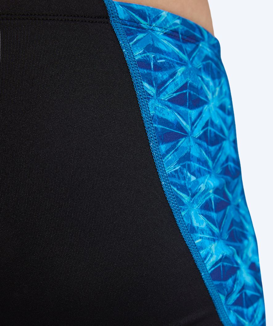 TYR lange Badehose für Herren - Curve Splice - Schwarz/Hellblau - Image 7