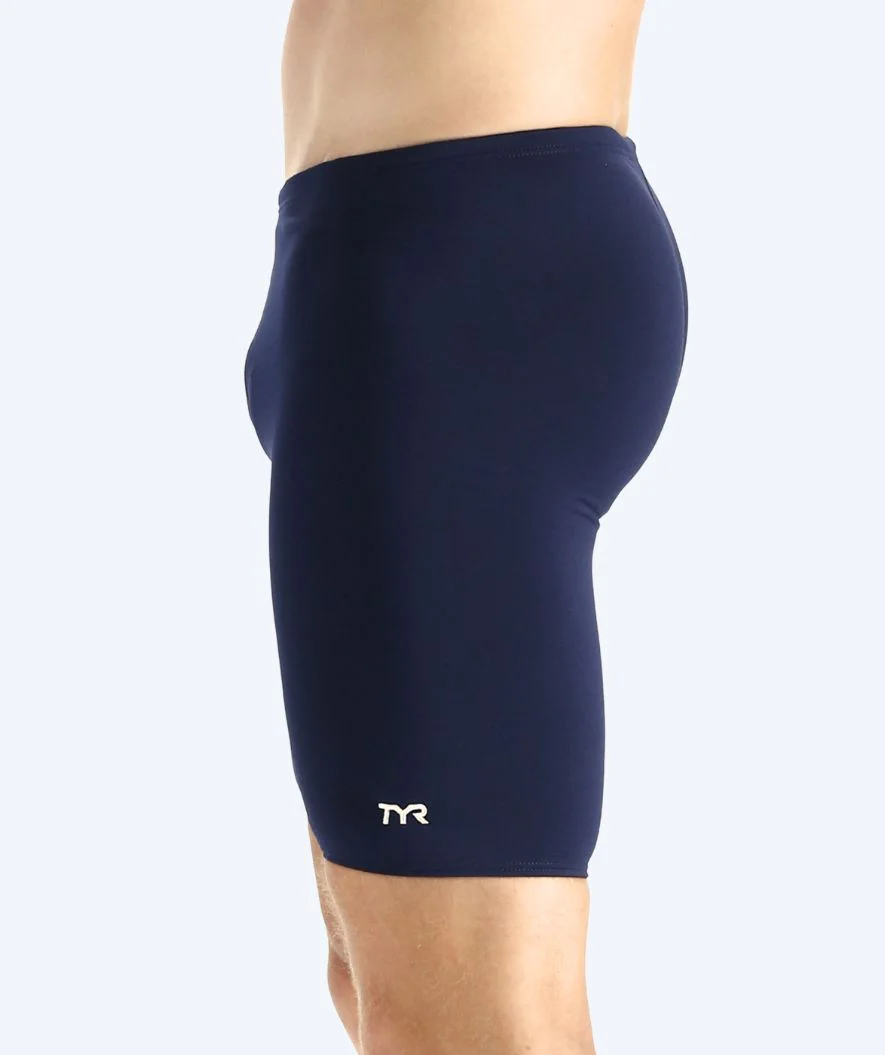 TYR lange Badehose für Herren - Durafast Elite Solid - Donkerblau - Image 3