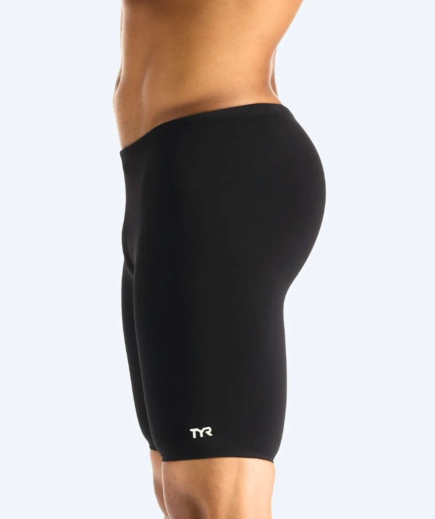 TYR lange Badehose für Herren - Durafast Elite Solid - Schwarz - Image 4