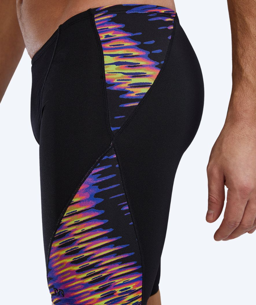 TYR lange Badehose für Herren - Evolved Blade Splice - Schwarz/Mehrfarbig - Image 3