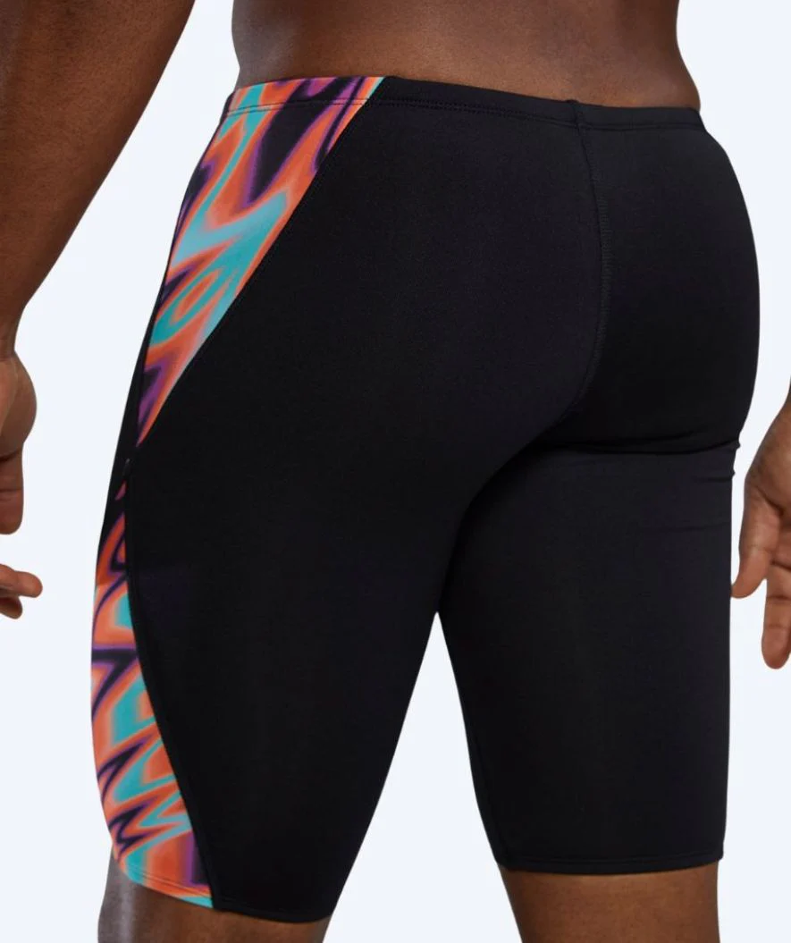 TYR lange Badehose für Herren - Evolved Blade Splice - Schwarz/Orange - Image 5