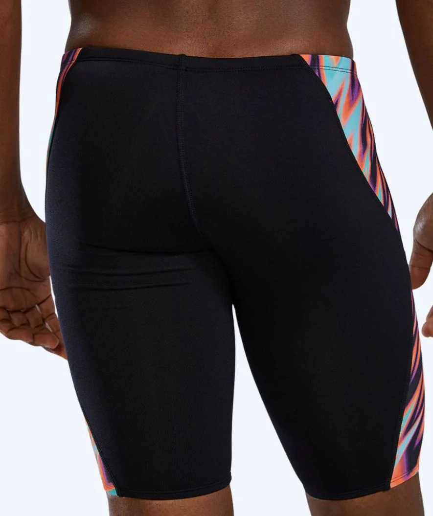 TYR lange Badehose für Herren - Evolved Blade Splice - Schwarz/Orange - Image 6