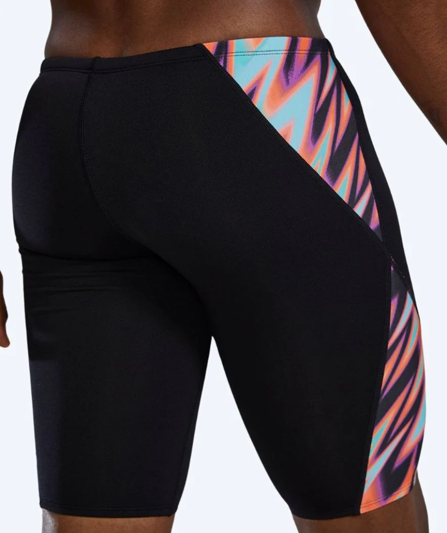 TYR lange Badehose für Herren - Evolved Blade Splice - Schwarz/Orange - Image 7