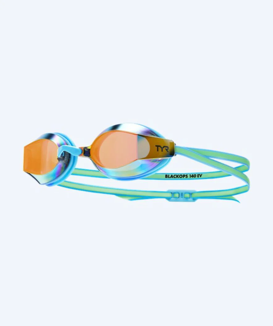 TYR Schwimmbrille für Junioren - Blackops 140 EV - Orange/Grün