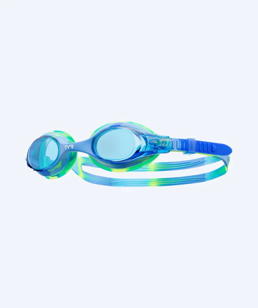 TYR Schwimmbrille für Kinder - Swimple - Blau/Grün