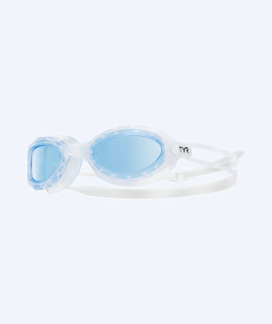 TYR Schwimmbrille für Freizeitschwimmer - Nest Pro - Klar/Blau