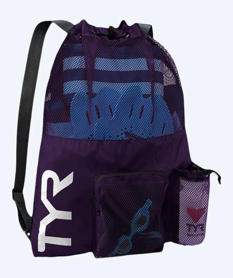 TYR Netzbeutel zum Schwimmen - Big Mesh Mummy 40L - Lila