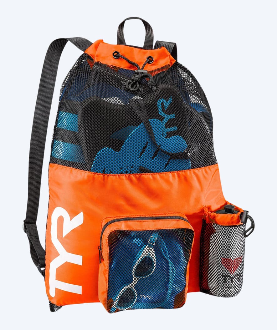 TYR Netzbeutel zum Schwimmen - Big Mesh Mummy 40L - Orange