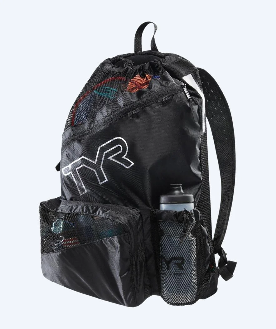 TYR Netzbeutel zum Schwimmen - Elite Team 40L - Schwarz - Image 4