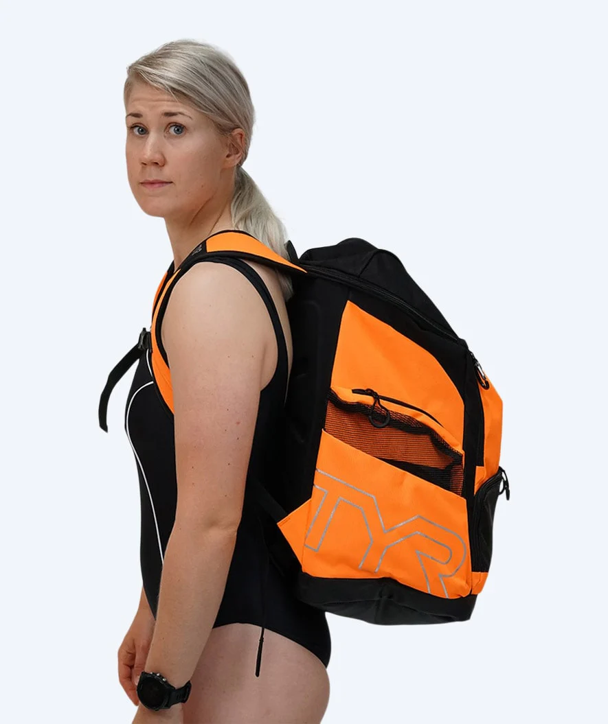 TYR Schwimmrucksack - Alliance Team 45L - Rot/Schwarz - Image 4