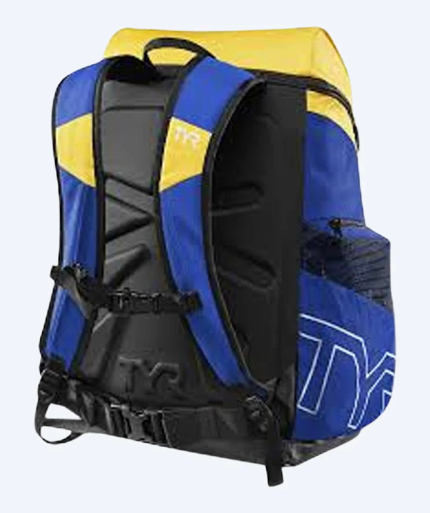 TYR Schwimmrucksack - Alliance Team 45L - Blau/Gelb - Image 2
