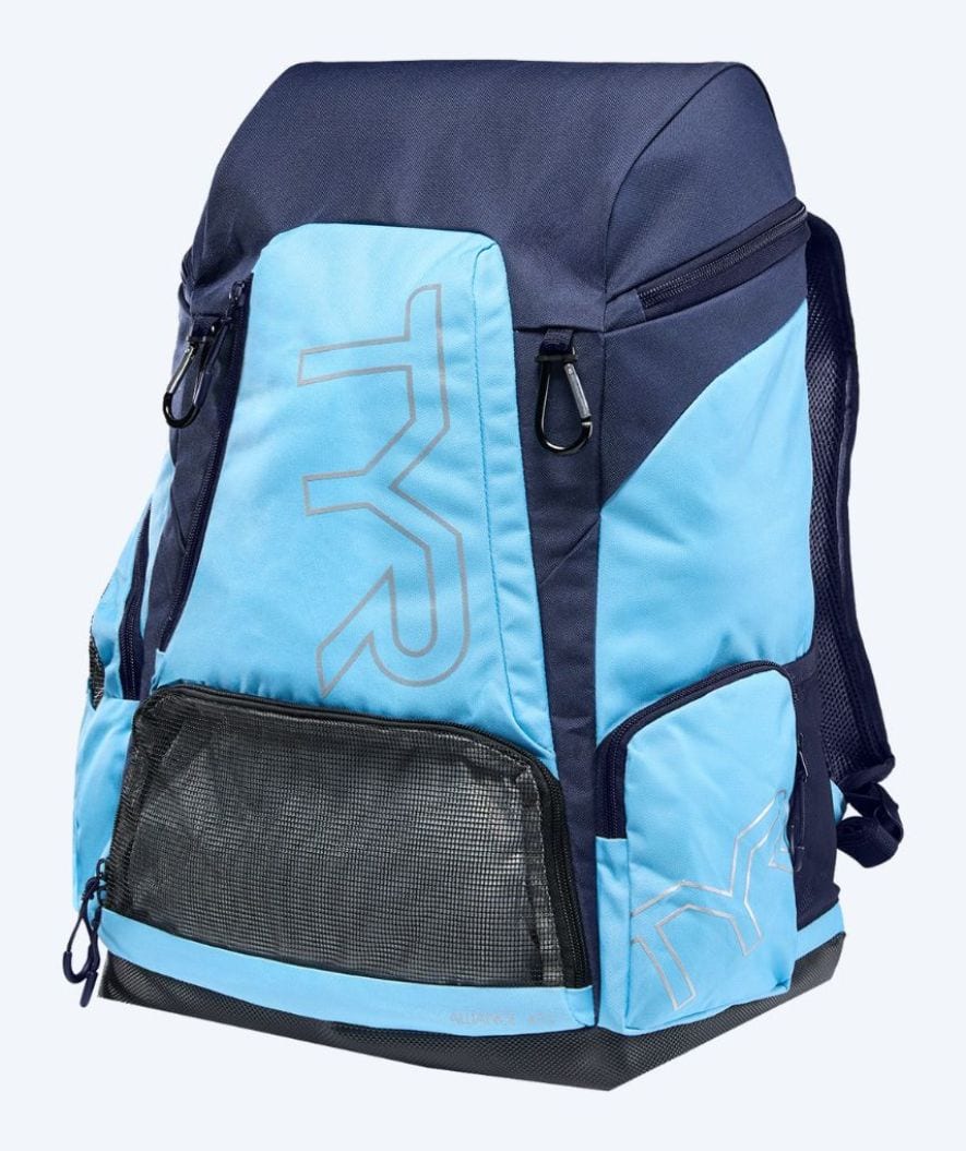 TYR Schwimmrucksack - Alliance Team 45L - Donkerblau/Hellblau