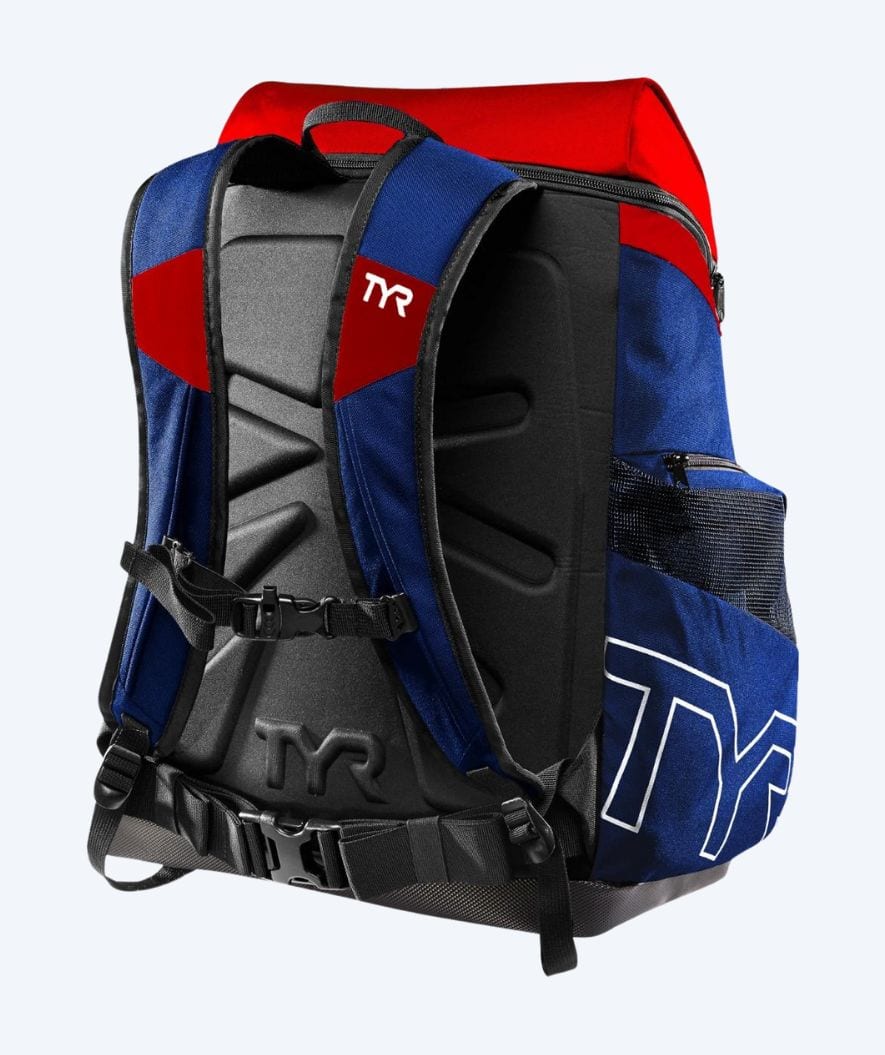 TYR Schwimmrucksack - Alliance Team 45L - Donkerblau/Rot - Image 2