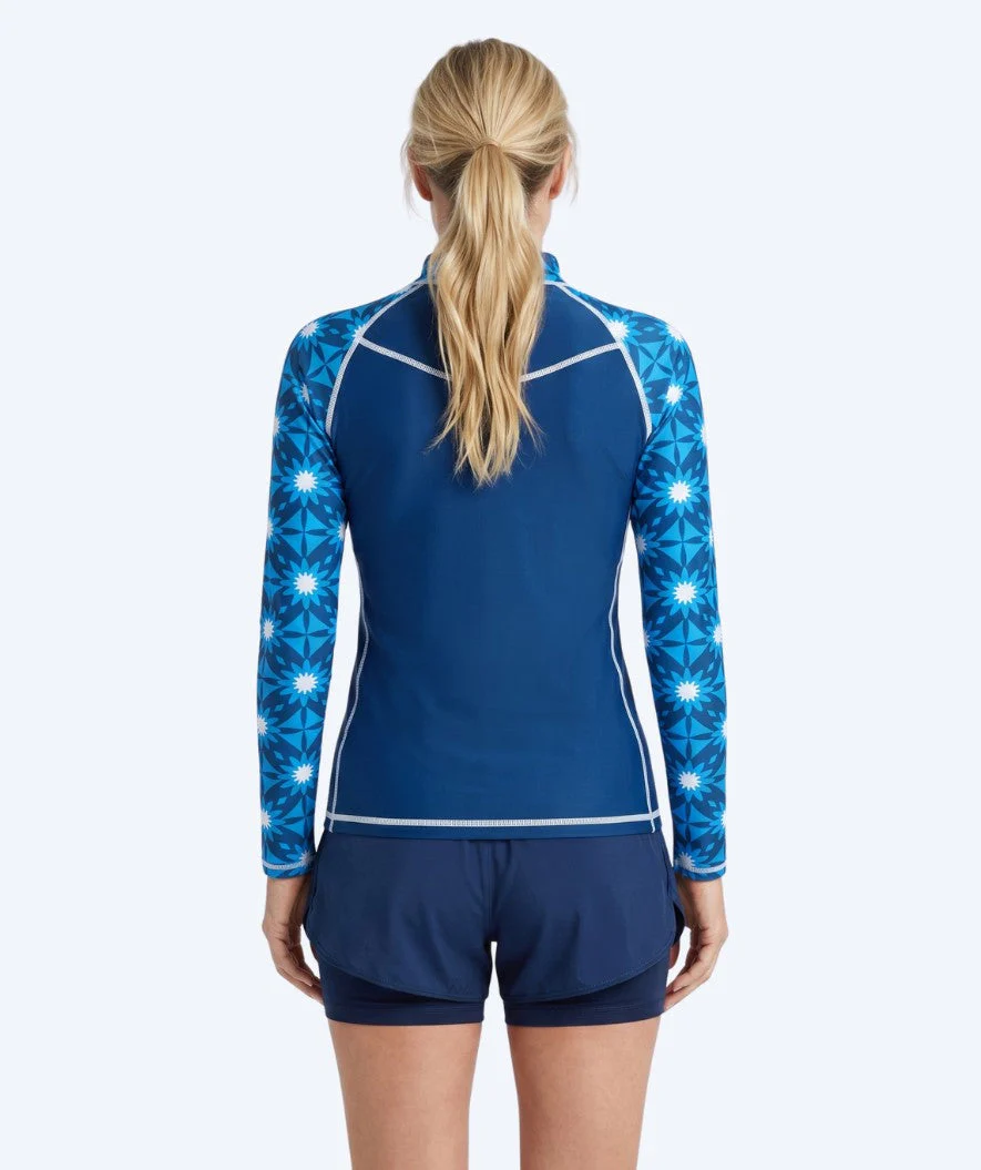 Watery UV Shirt für Damen - Aiko Langarm Rashguard - Blau/Donkerblau - Image 2