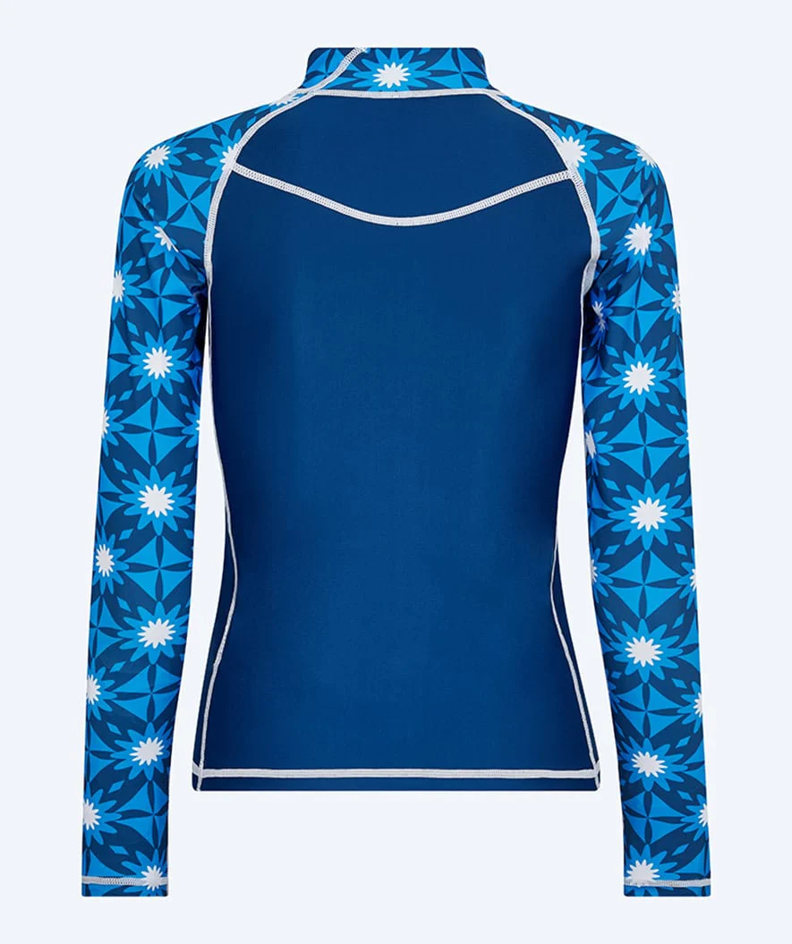 Watery UV Shirt für Damen - Aiko Langarm Rashguard - Blau/Donkerblau - Image 9