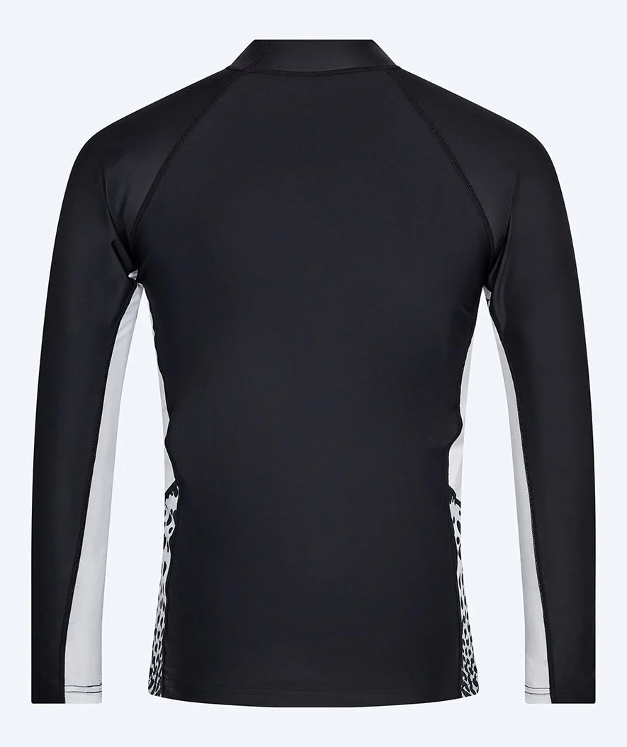 Watery UV Shirt für Herren - Scylla Langarm Rashguard - Schwarz/Weiß - Image 2