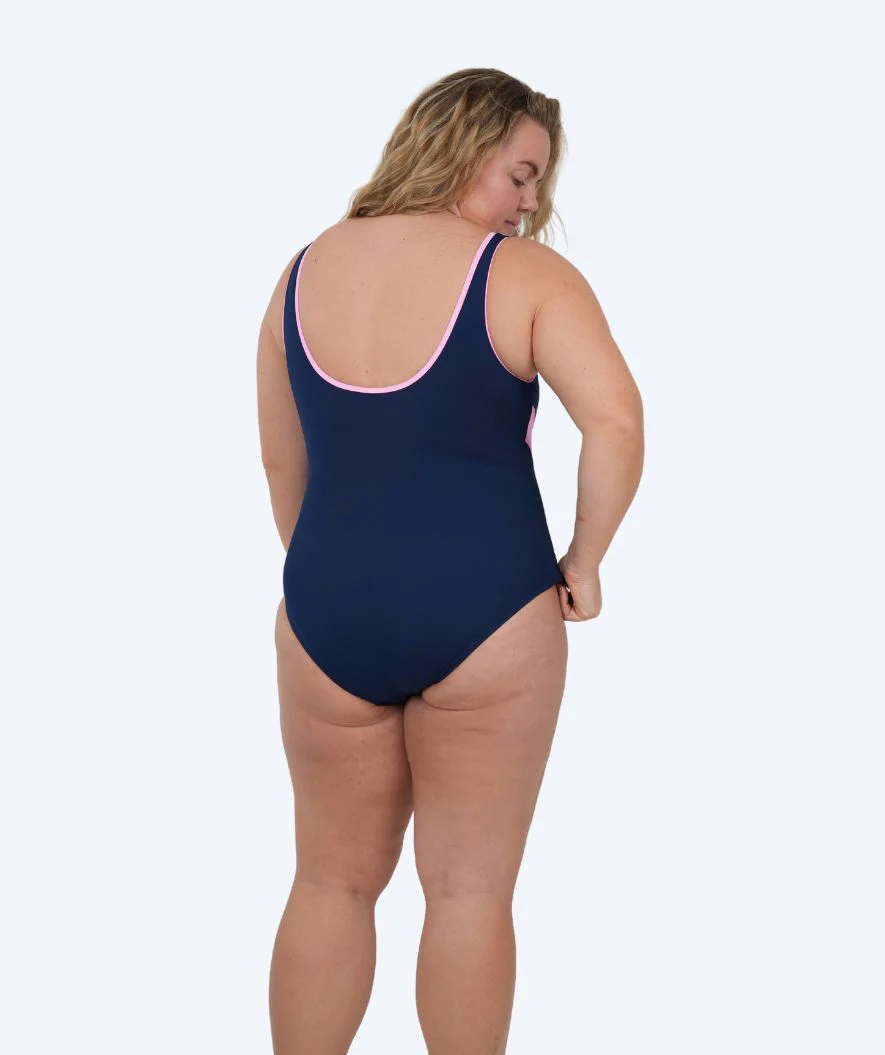 Watery Badeanzug für Damen - Scrylla - Donkerblau/Hellrosa - Image 10