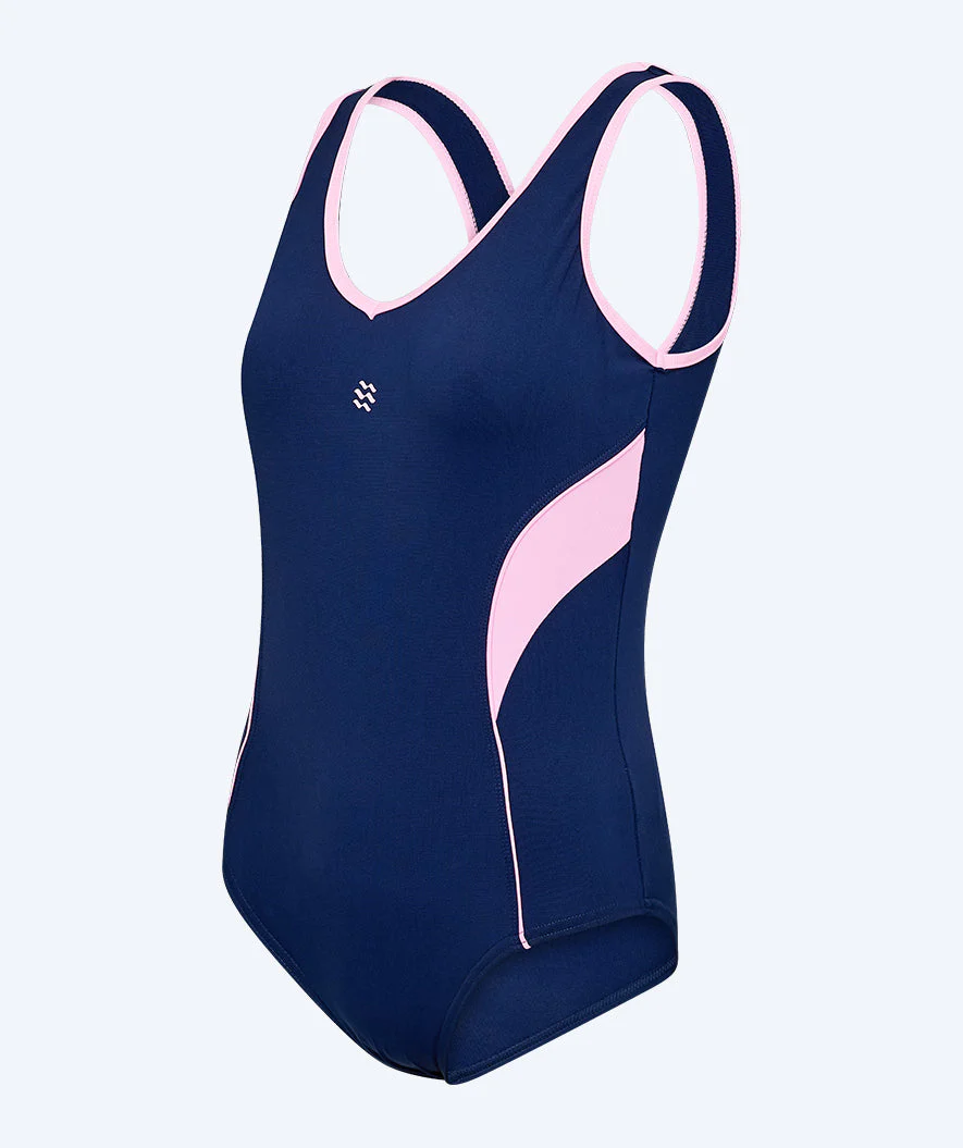 Watery Badeanzug für Damen - Scrylla - Donkerblau/Hellrosa - Image 12
