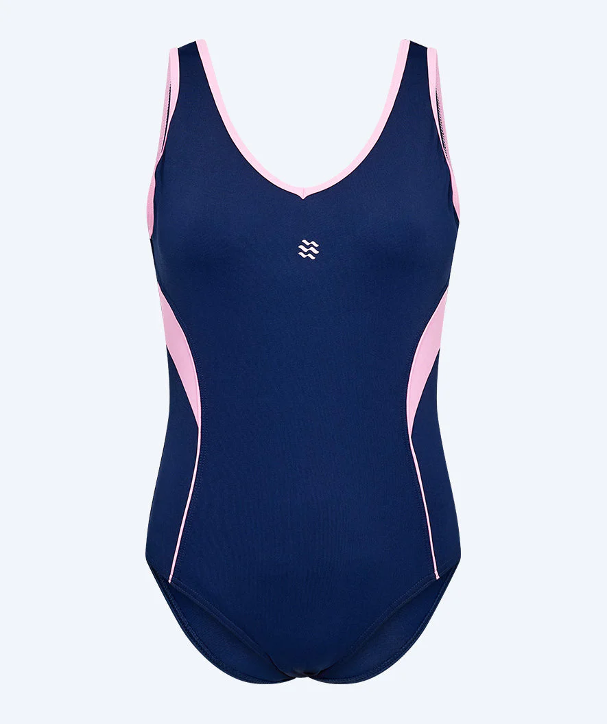 Watery Badeanzug für Damen - Scrylla - Donkerblau/Hellrosa - Image 14