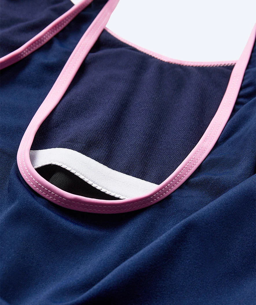 Watery Badeanzug für Damen - Scrylla - Donkerblau/Hellrosa - Image 16