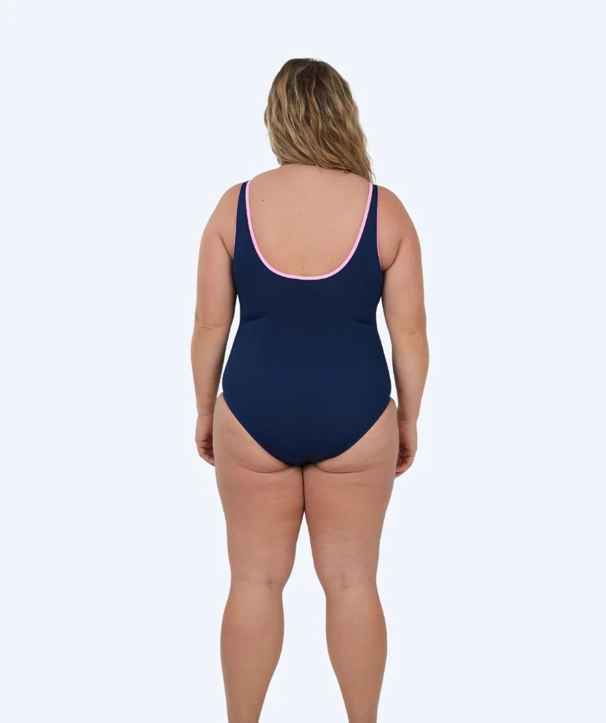 Watery Badeanzug für Damen - Scrylla - Donkerblau/Hellrosa - Image 8