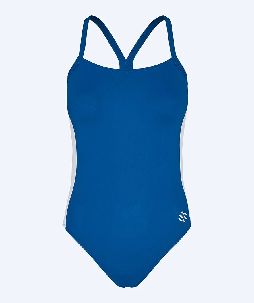 Watery Badeanzug für Damen - Sidestroke Solid - Donkerblau - Image 4