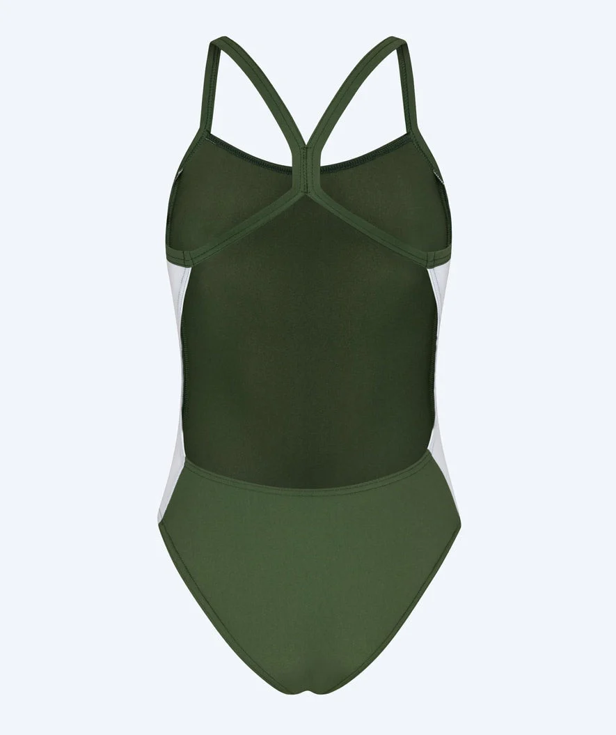 Watery Badeanzug für Damen - Sidestroke Solid - Forest Green - Image 7