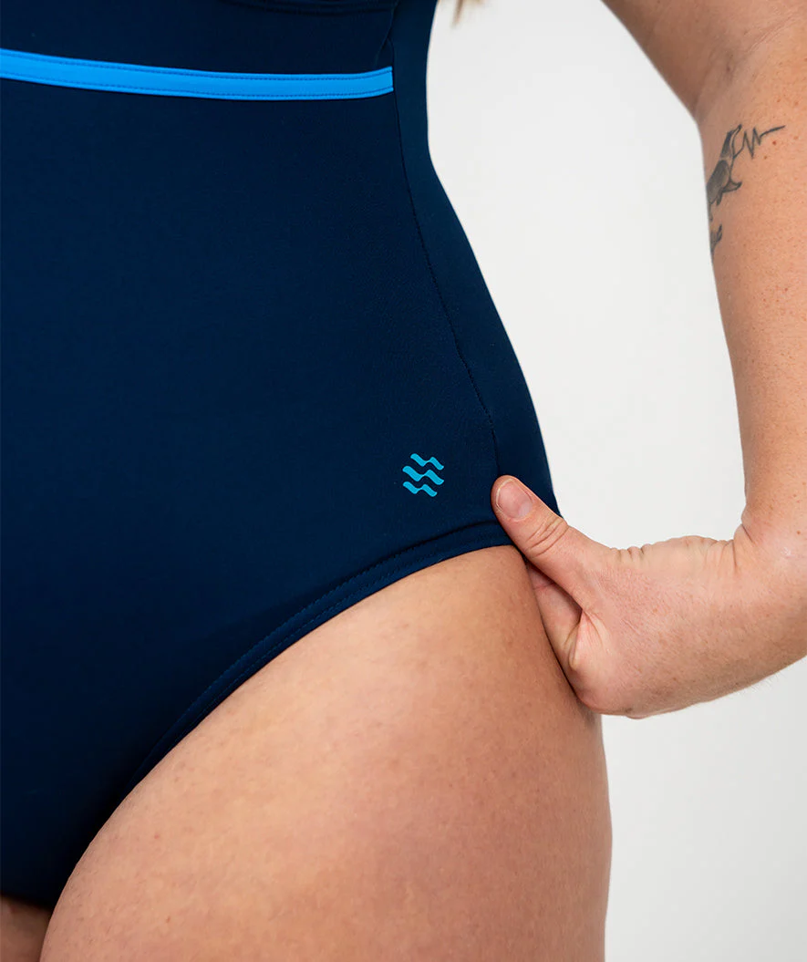 Watery Badeanzug für Damen - Vivien - Donkerblau - Image 10