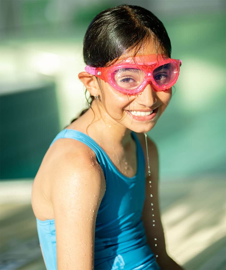 Watery Badeanzug für Mädchen - Eco Poolparty - Electric Blue - Image 16